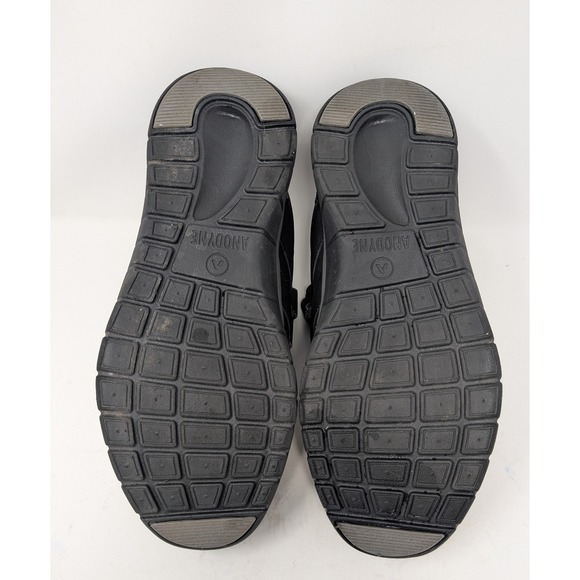 Anodyne No 74 Mens 11XW Sport Walker Black Grey Hook Loop Sneakers M074-13-X-110 - Picture 9 of 9